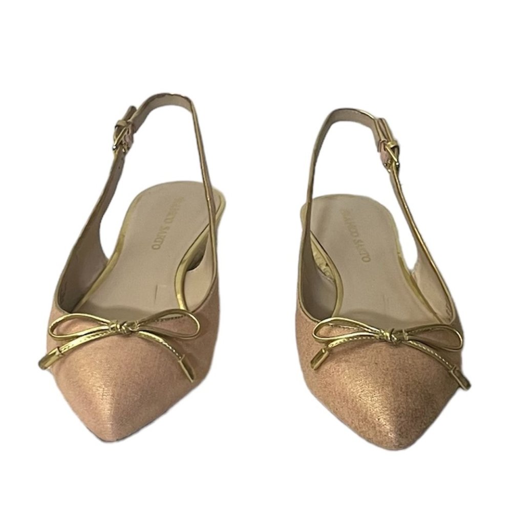 Franco Sarto Heidi Peach Met Shoes Size 11